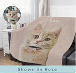 Load image into Gallery viewer, Custom Soft Plush &amp; Sherpa Blanket
