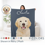 Load image into Gallery viewer, Custom Soft Plush &amp; Sherpa Blanket
